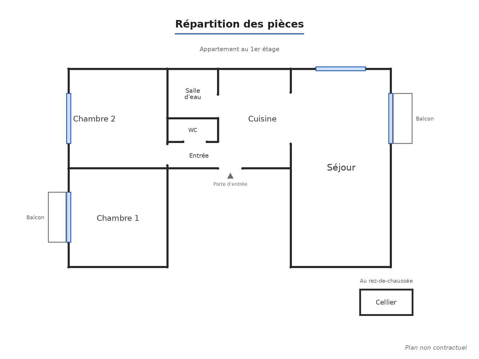 Appartement 3 pièces 50 m² · à Bordeaux · 50 m² · 569 500 €